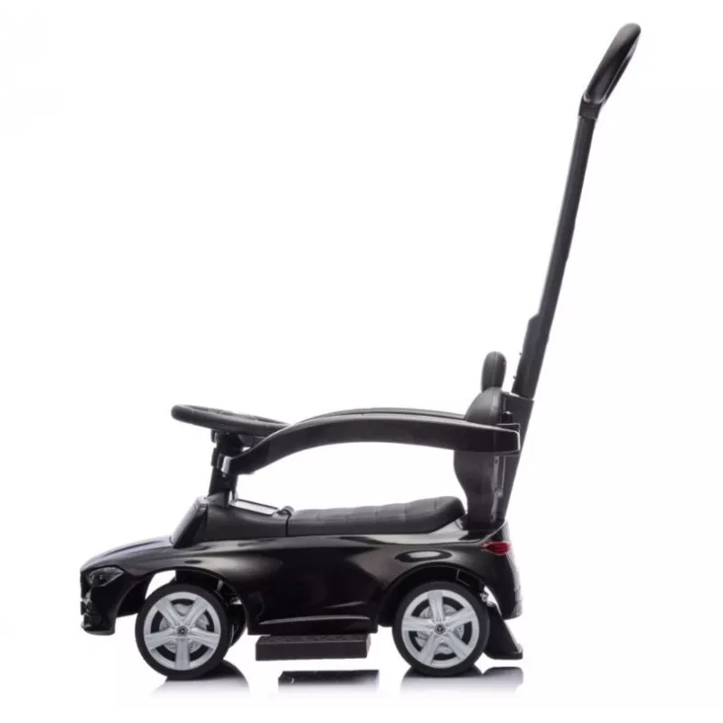 Stumiamas vaikiškas automobiliukas milly mally Mercedes C-Class juodas, modelis 6107