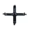Radiatoriaus skirstytuvas Watercool MO-RA X-Splitter, skirtas Noctua NF-A20 ventiliatoriams