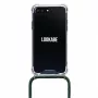 Telefono karolių dėklas Lookabe, skirtas iPhone 7/8 Plus — auksinis su žaliu dirželiu