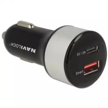 Mobilaus įrenginio įkroviklis Navilock 62782 Universalus Juodas DC Auto