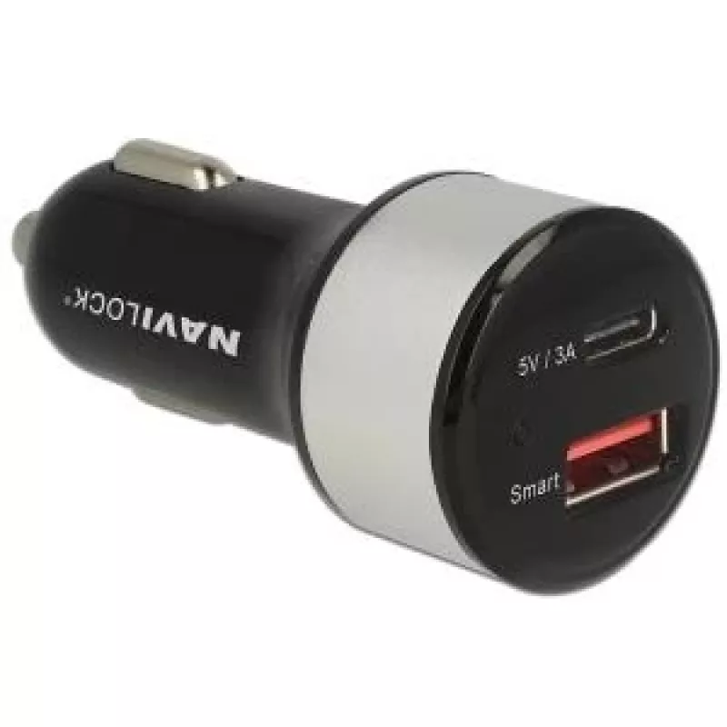 Mobilaus įrenginio įkroviklis Navilock 62782 Universalus Juodas DC Auto