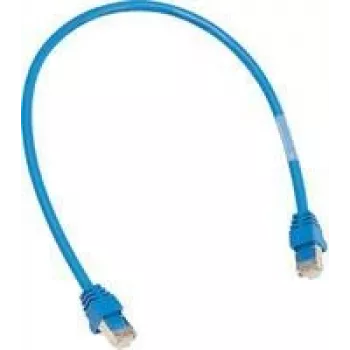 Ethernet komutacinis kabelis Hager ZZ45WAN100, RJ‑45 į RJ‑45, mėlynas, 1 m