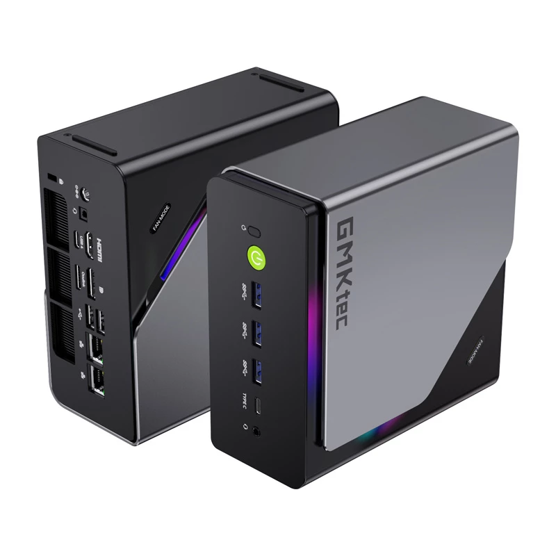 Mini kompiuteris GMKtec K15 su Intel Core Ultra 5 125U, 16 GB RAM, 1 TB SSD, Windows 11 Pro