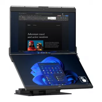 Monitorius Mobile Pixels Geminos X 24 colių Jautrus lietimui Quad HD 2560 x 1440