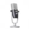 AKG Ara – profesionalus USB kondensatorinis mikrofonas, mėlynos ir sidabrinės spalvos