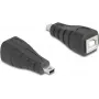 Jungčių adapteris DeLOCK 67200 Mini USB į USB Type-B juodas