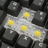 Mechaninė žaidimų klaviatūra Sharkoon Skiller SGK50S3 PBT juoda geltona RGB