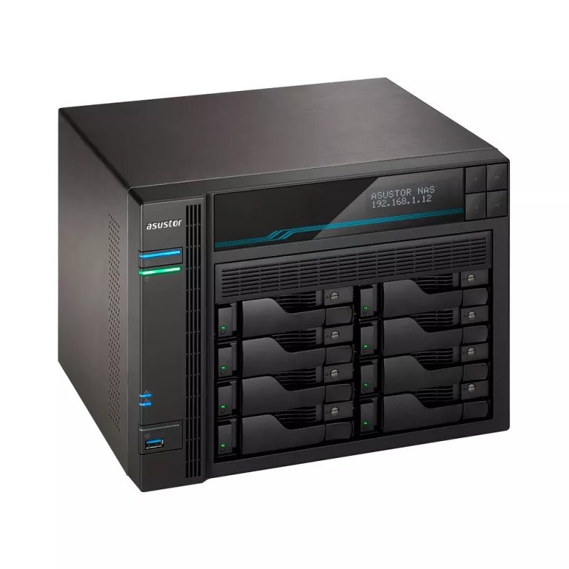 Asustor AS6508T NAS bokštas Intel Atom® C3538 8 GB DDR4 0 TB ADM juoda