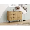 SCANDI 1D3S plonas ąžuolas ARTISAN komoda