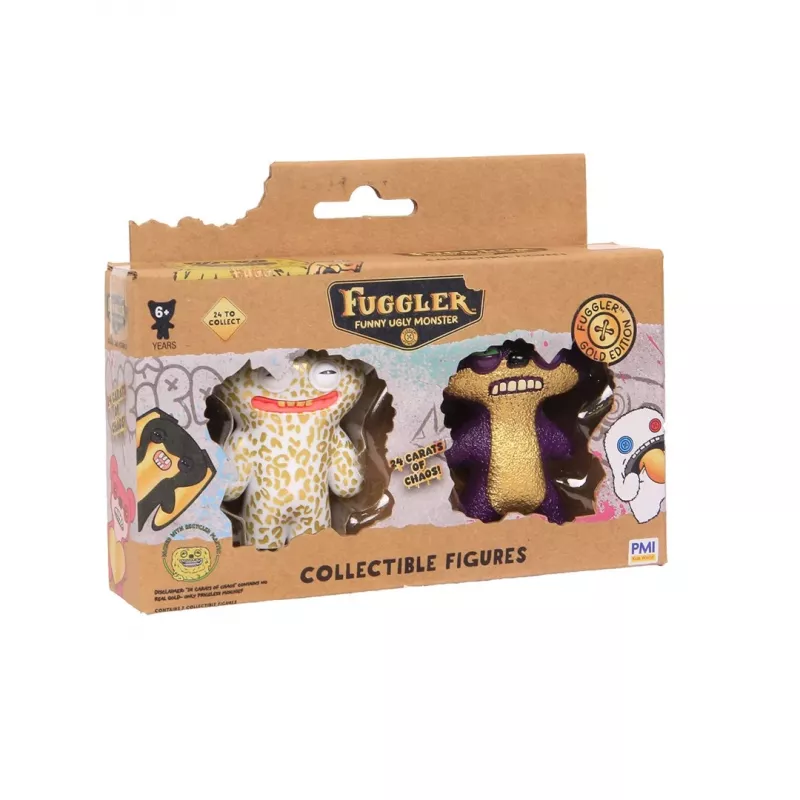 Veiksmo figūrėlių 2 vnt. rinkinys p.m.i kids world FUGGLER S3 Gold Edition asortimentas
