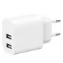 Gembird TA-UC-2A12-01 įkroviklis vidaus AC 2.4A 2 USB baltas