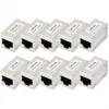 Digitus CAT 6A modulinės jungtys ekranuotos 10 vienetų RJ-45 auksiniai kontaktai