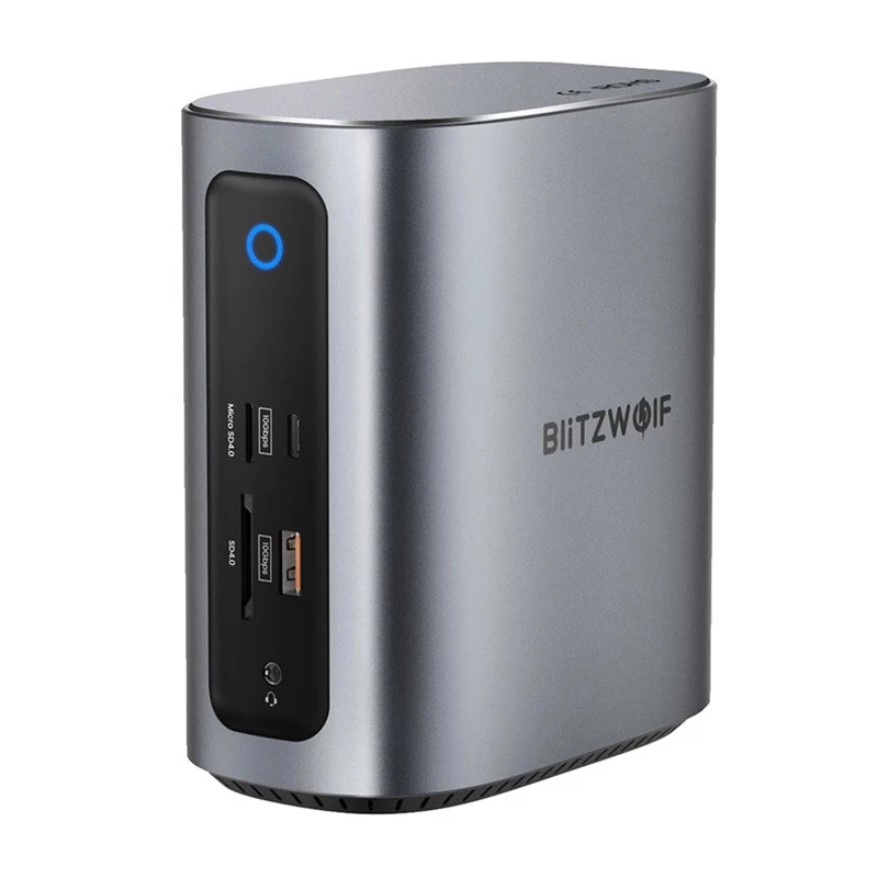 Dokų stotelė BlitzWolf BW-TH15 17in1 — 2x HDMI, DisplayPort, 4x USB-C