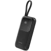 OnPower 101 build-in kabelis 10000 mAh PD22.5W Juoda