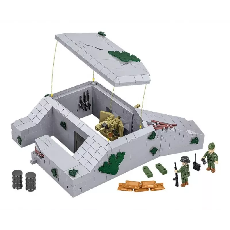 Konstruktorinis rinkinys Cobi German Bunker Regelbau 667/642 modelis COBI-3136 – detalus plytų rinkinys