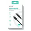 AUKEY CB-MCC102 USB laidas 1,8 m USB C juodas 480 Gbit/s