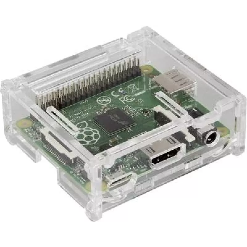 Korpusas Joy-IT, skirtas Raspberry Pi A+, skaidrus RB-Casea+01 — apsauginis gaubtas, skaidrus plastikas