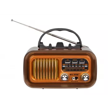 Nešiojamas analoginis AM/FM radijas RA16 saulės