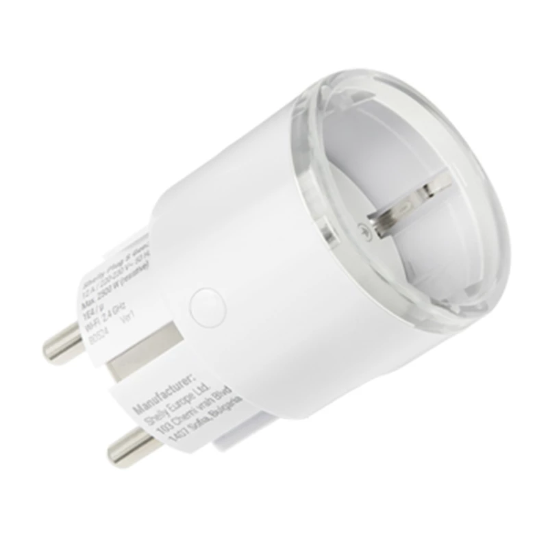 Išmaniųjų kištukų rinkinys Shelly Plug S MTR Gen3 — 5 vnt., 12A, baltas