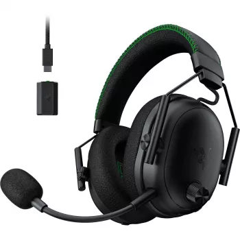 JuodaShark V3 Pro for Xbox, žaidimų ausinės juodos, ANC, 2,4 GHz ragelis, Bluetooth, USB, 3,5 mm lizdas