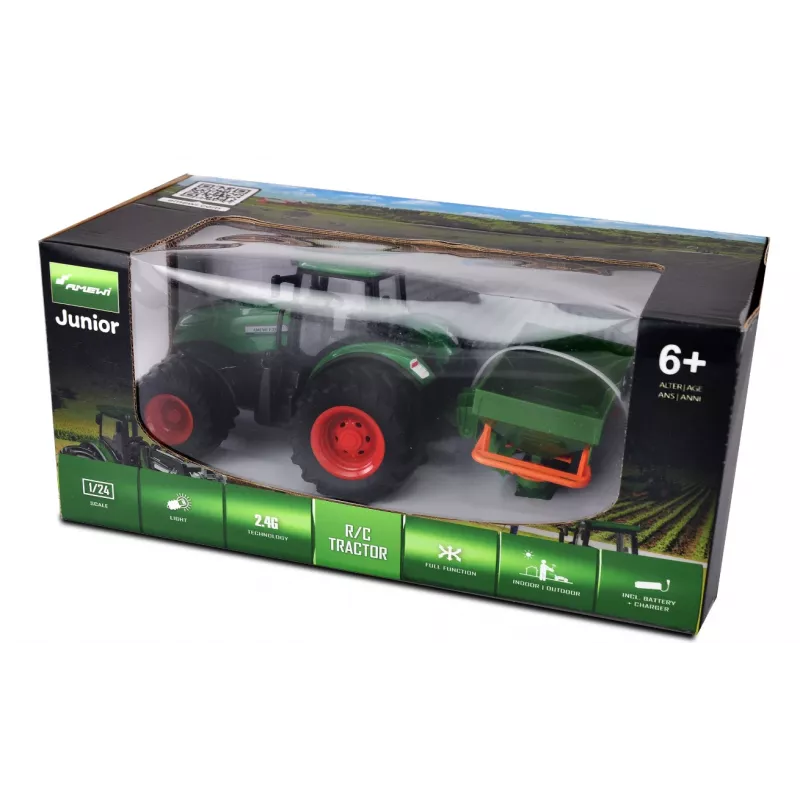 Traktorius Amewi 22639 Elektrinis variklis 1:24 nuo 6 metų