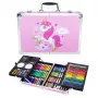 Extralink piešimo rinkinys vaikams „Art and Craft“ 145 vnt. didelis dėklas „Unicorn“