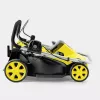 Už stūmoklinė vejapjovė Karcher LMO 3-18, baterija 18 V, pjovimo plotis 340 mm, skirta plotams iki 350 m², 25–60 mm aukštis