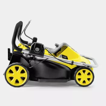 Už stūmoklinė vejapjovė Karcher LMO 3-18, baterija 18 V, pjovimo plotis 340 mm, skirta plotams iki 350 m², 25–60 mm aukštis
