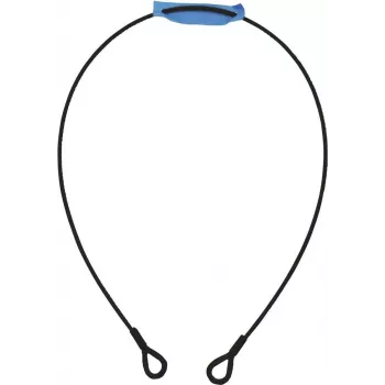 Plieninis lynas EUROLITE 5801049C 1000 x 4 mm juodas su antpirščiu