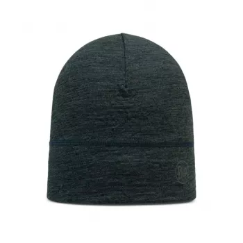 Kepurė Buff Merino Lightweight Multistripes Forest — Buff merino vilnos lengva kepurė, unisex, tamsiai žalia, 125 g/m²
