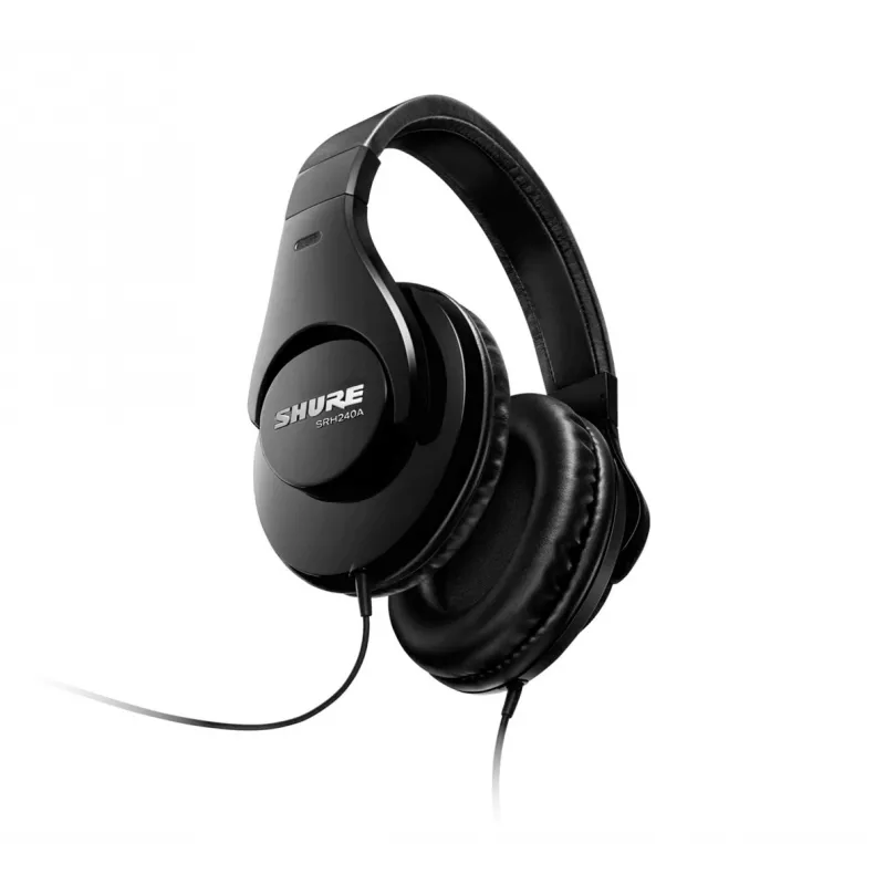 Shure SRH240A ausinės su laidu, galvos lankelis, muzika, juoda