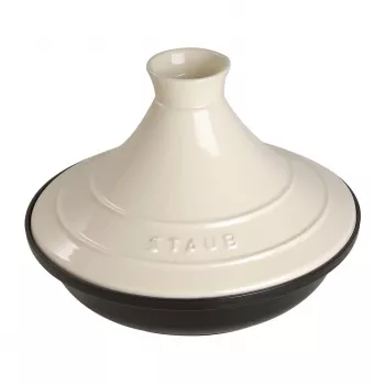 Tajine Staub indas - 28 cm, Smėlio-juoda