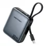 Išorinė baterija Vention FHEH0 ličio polimero 10000 mAh 35 W USB-C juoda