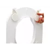 Etac Hi-Loo paaukštinta tualeto sėdynė su dangčiu, 10 cm