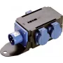 Maitinimo skirstytuvas AS Schwabe MIXO WESER 230V — įėjimas 1x CEE 3p 230V 16A, išėjimas 3x Schuko 230V 16A