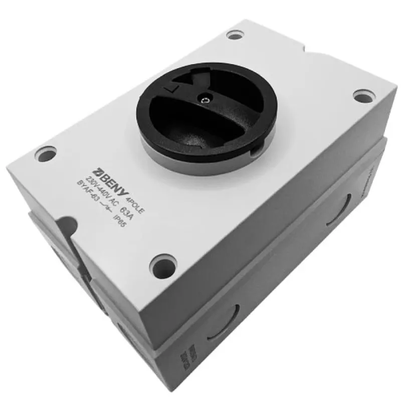 AC jungiklis 4P, 63A, 230VAC, IP65