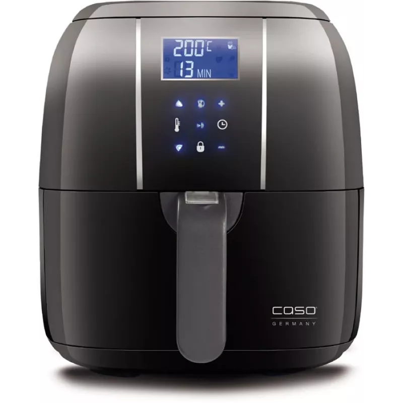 Caso | Oro gruzdintuvė | AF 200 | Galia 1400 W | Talpa iki 3 L | Karšto oro technologija | Juoda