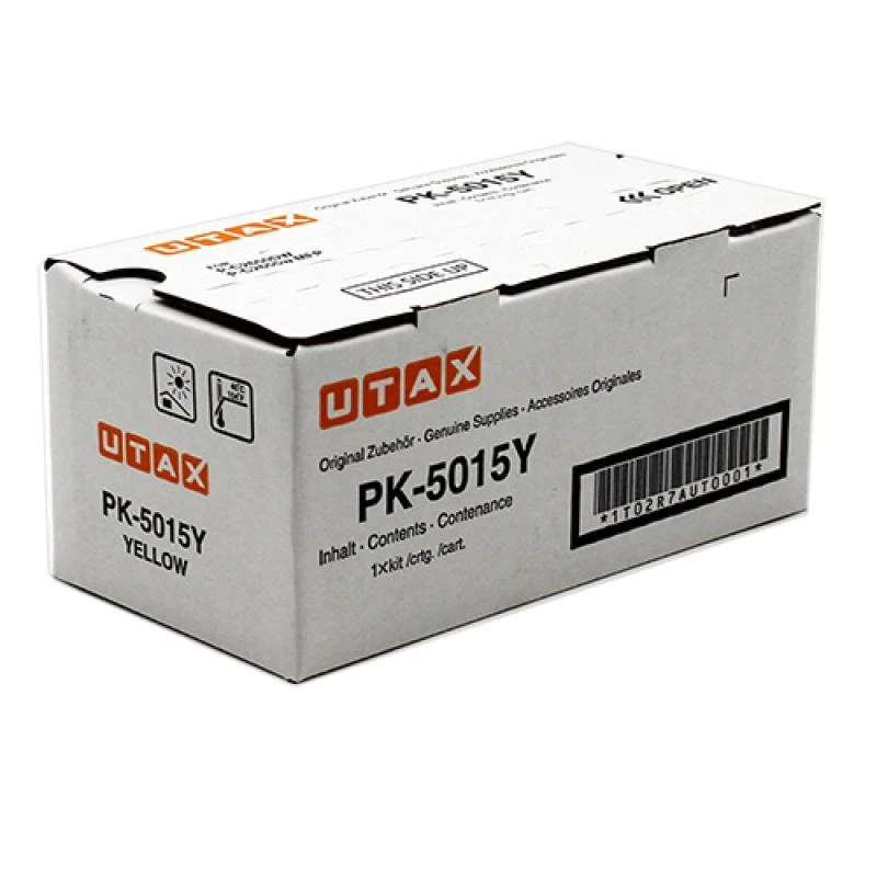 Utax 1T02R7AUT0/PK-5015Y dažų rinkinys geltonas, 3K puslapių ISO/IEC 19752...