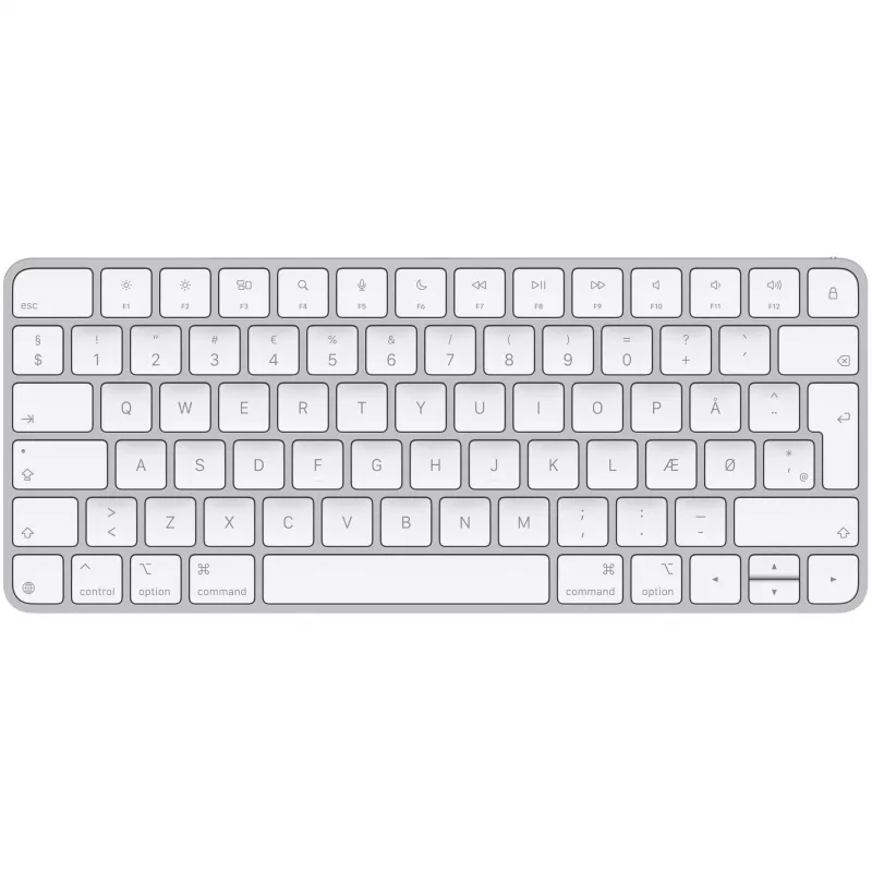 Apple Magic klaviatūra Universal USB + Bluetooth QZERTY Danish White