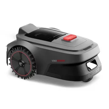Robotinė vejapjovė MOVA ViAX 300 — baterija, 300 m², 20 cm pjovimo plotis, 20–60 mm pjovimo aukštis, raudona/juoda