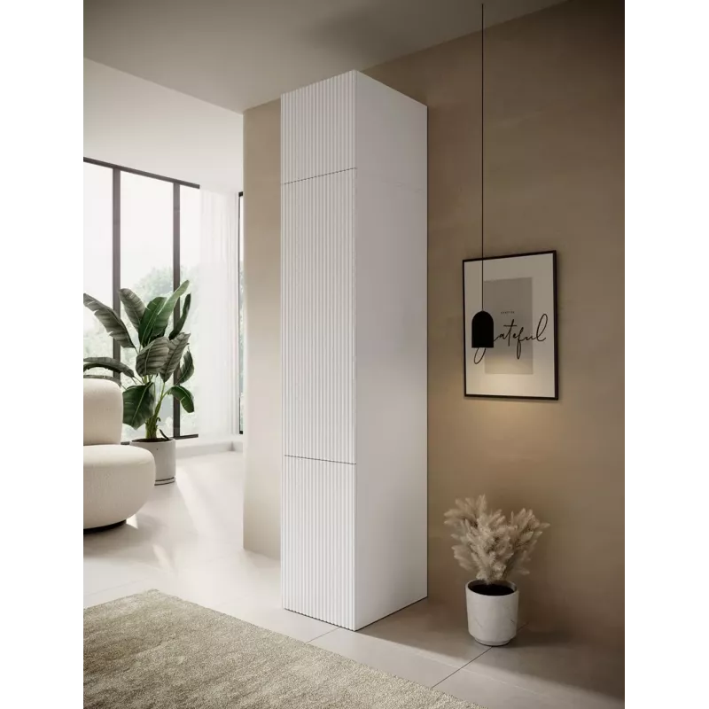 Spinta Cama Meble PAFOS 1D BASE 45×55,5×45 cm, 1 durys, balta matinė