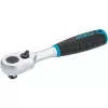 HiPer Fine-Tooth Reversible Ratchet 863HP, 1/4 (juoda / mėlyna, darbo kampas 4°, rutulinis fiksatorius)