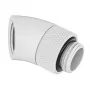 “Barrow” 45° pasukamas adapteris G1/4 AG į G1/4 IG, baltas TWT45-B01 w