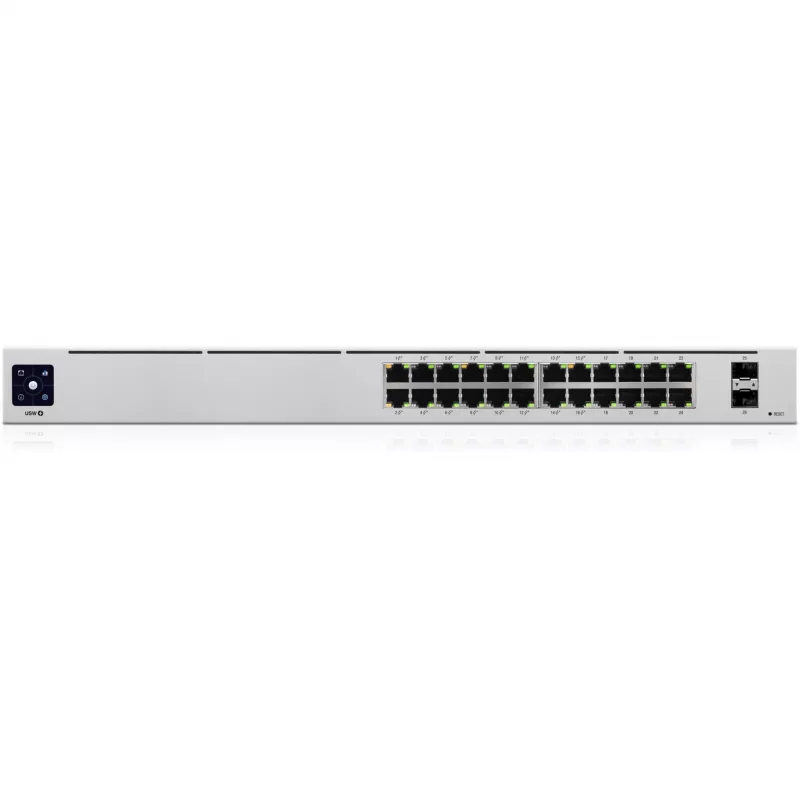 Ubiquiti Networks UniFi USW-24 valdomas L2 Gigabit Ethernet (10/100/1000) be maitinimo per Ethernet (PoE) montavimui į stelažą
