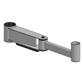 Monitoriaus alkūninis stovas ergonomic solutions SP2 400 mm juodas – reguliuojamas 400 mm siekis