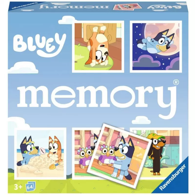 memory – Bluey, atminties žaidimas