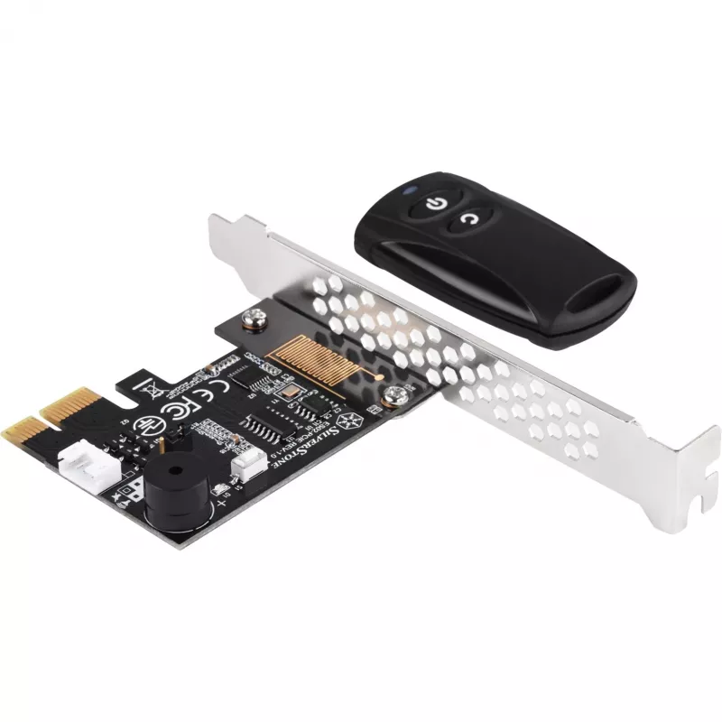 SidabrinėStone SST-ES02-PCIe – nuotolinio valdymo pultelis kompiuterio įjungimui / išjungimui