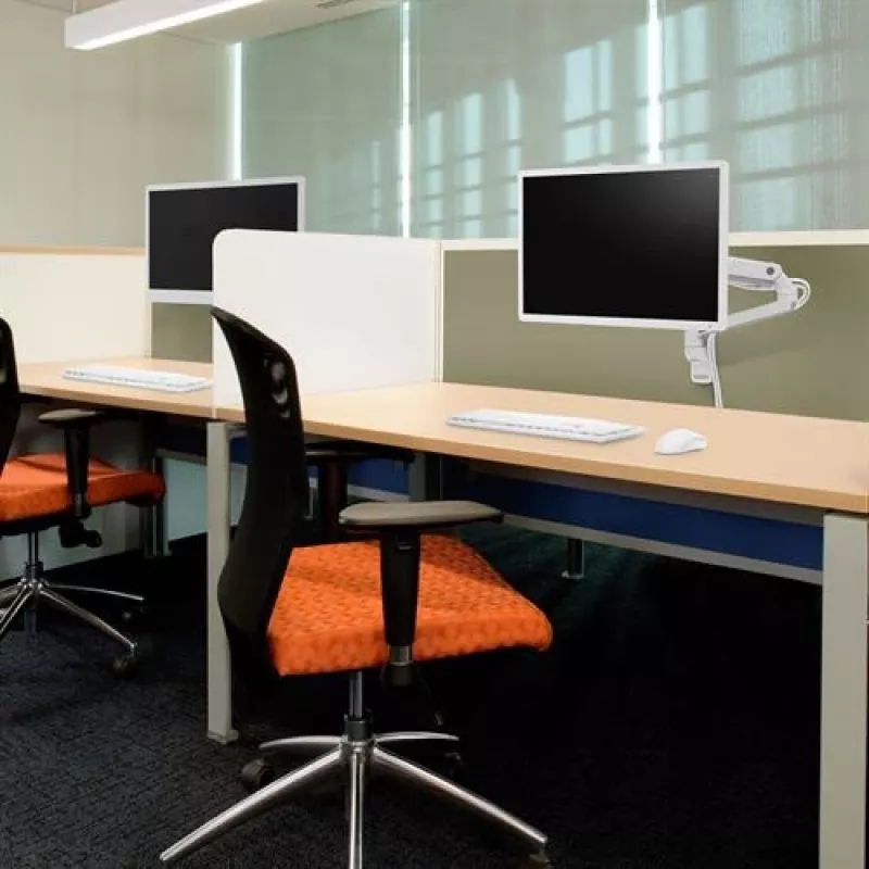 Sieninis monitoriaus laikiklis Ergotron MXV Series MXV 34 col. baltas