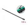 Karoliukinis kabelių raištis DeLOCK 19566 I 100 x P 2.4 mm juodas 100 vnt.