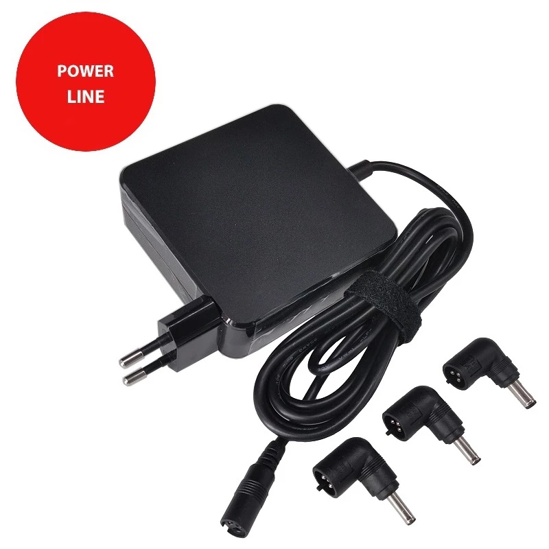 Nešiojamojo kompiuterio įkroviklis ASUS 90W: 15-20V, 6A, su 3 adapteriais